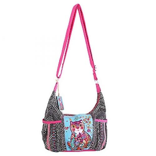 Сумка хлопок с декор. отделкой №150