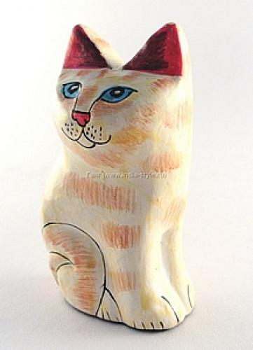 Статуэтка "Кот" папье-маше №196