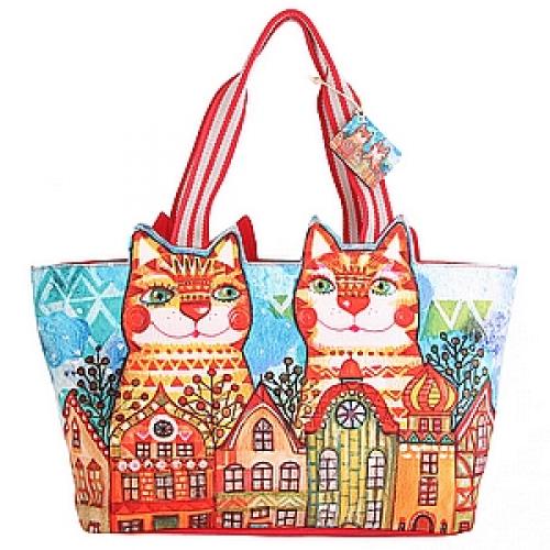 Сумка хлопок с декор. отделкой №91