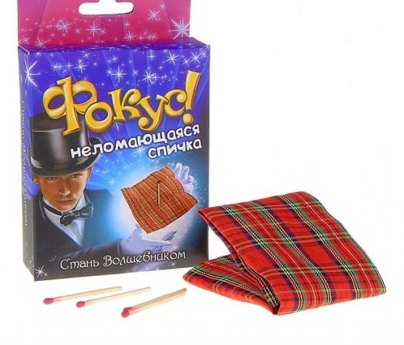 Фокус с платком Сломай спичку