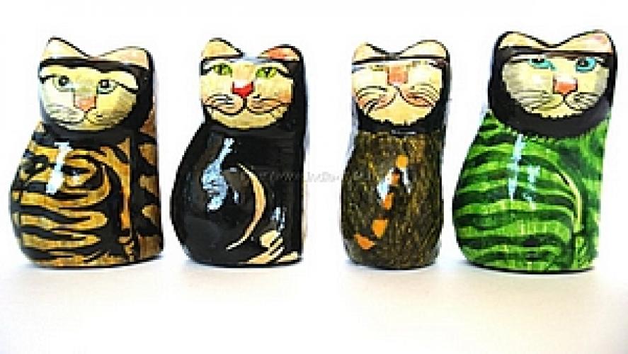 Статуэтка "Кот" папье-маше №170