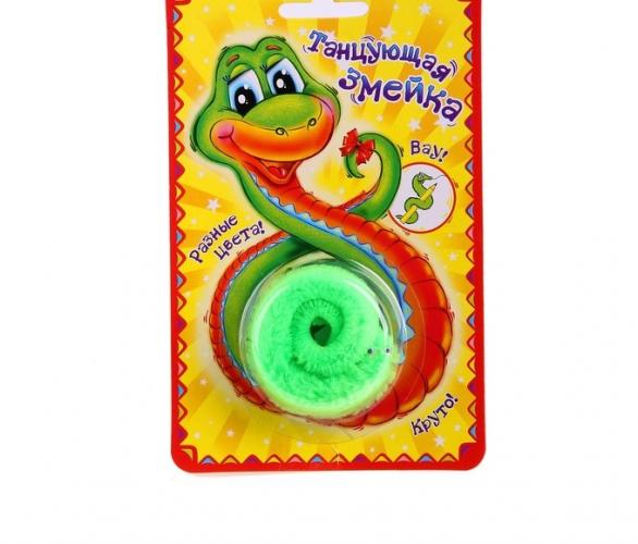 Танцующая змейка зеленая