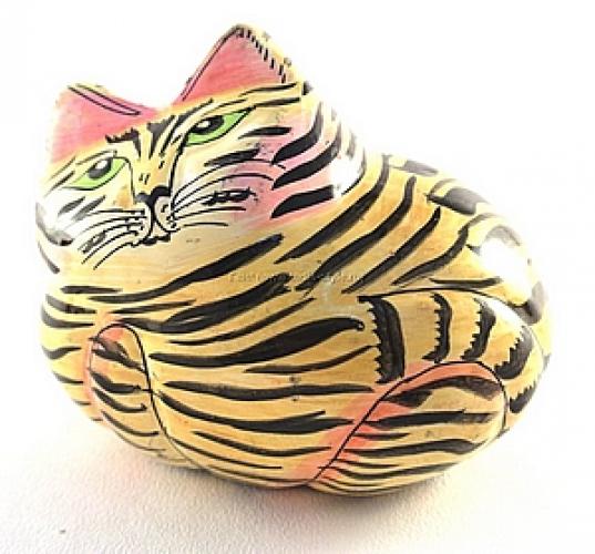 Статуэтка "Кот" папье-маше №84