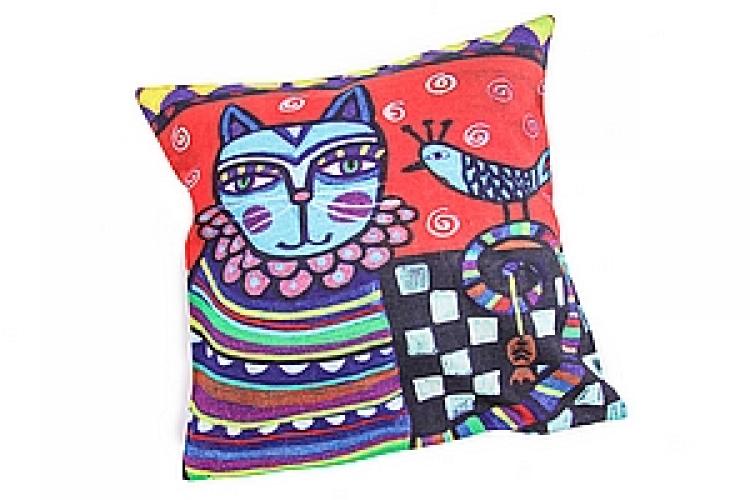 Наволочка "DJ принт" декор. (хлопок) №168