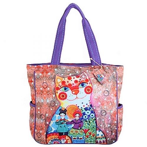 Сумка хлопок с декор. отделкой №16