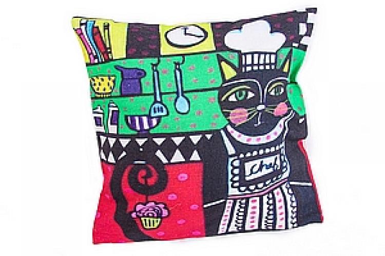 Наволочка "DJ принт" декор. (хлопок) №95