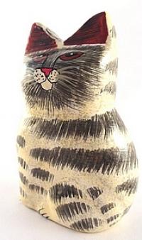 Статуэтка "Кот" папье-маше №19