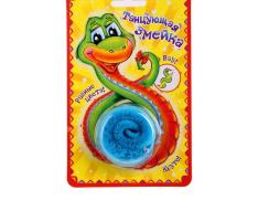 Танцующая змейка синяя