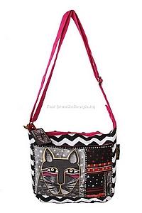 Сумка хлопок с декоративой отделкой №155