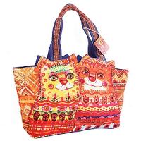 Сумка хлопок с декор. отделкой №170