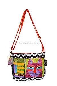 Сумка хлопок с декоративой отделкой №5