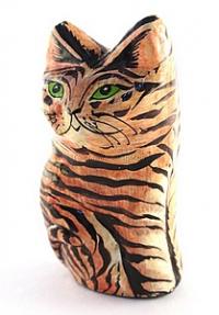 Статуэтка "Кот" папье-маше №166