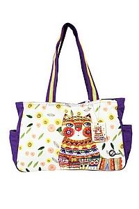 Сумка хлопок с декор. отделкой №142