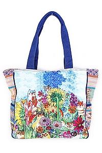 Сумка хлопок с декор. отделкой №24